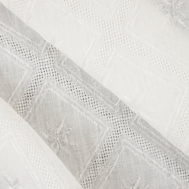 Preview: Fiandra Stella Maché Elfenbein drapiert – Leinenstoff von C&C Milano