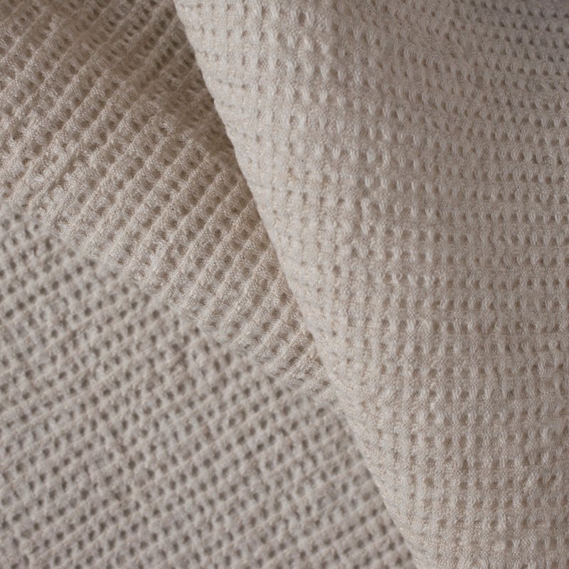 Preview: Wafer Sand drapiert – Leinenstoff von C&C Milano