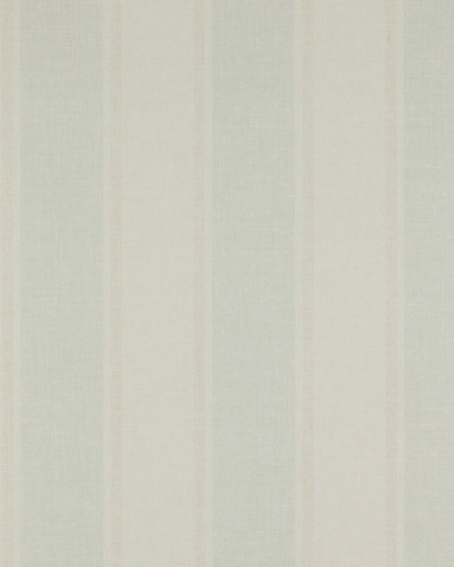 Alton Stripe Aqua/Beige – Tapete von Colefax and Fowler
