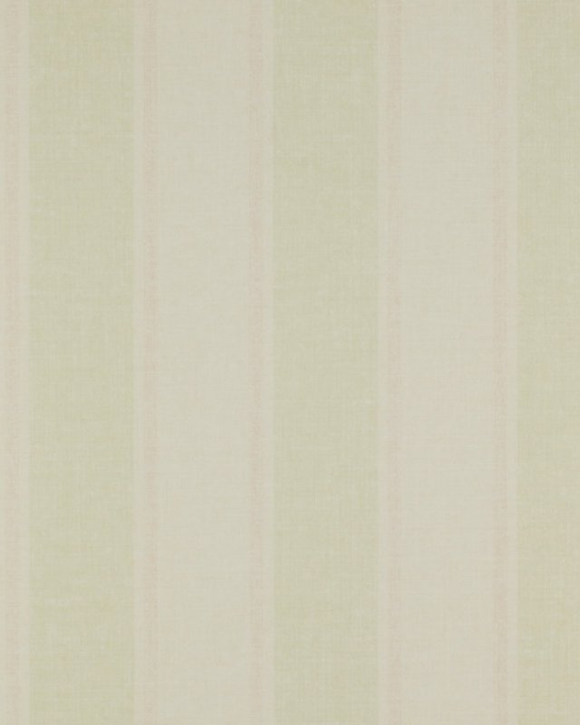 Preview: Alton Stripe Pink/Green – Tapete von Colefax and Fowler