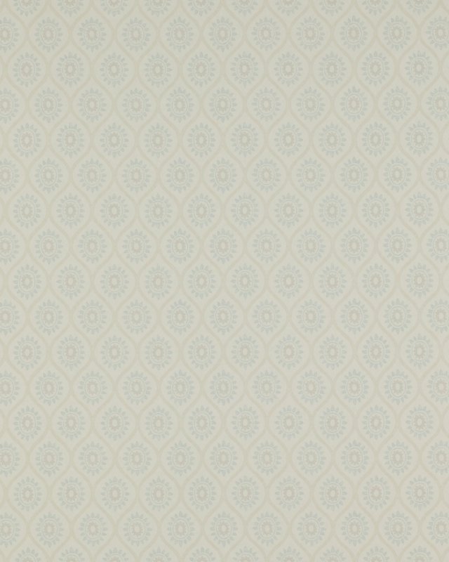 Brightwell Blue/Cream – Tapete von Colefax and Fowler