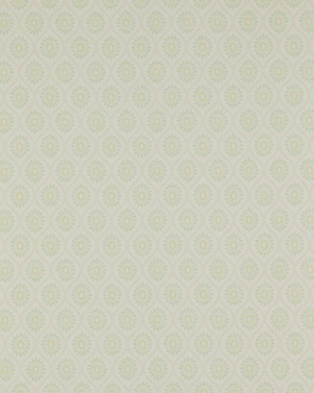 Brightwell Leaf/Cream – Tapete von Colefax and Fowler