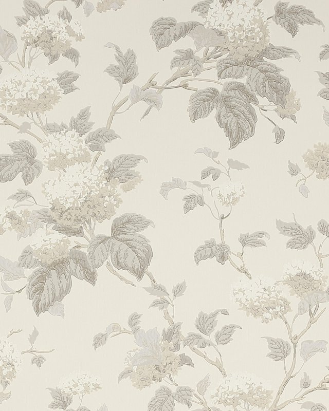 Preview: Chantilly Silver – Tapete von Colefax and Fowler