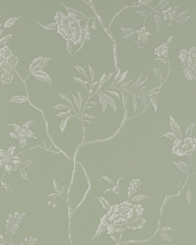 Delancey Aqua – Tapete von Colefax and Fowler