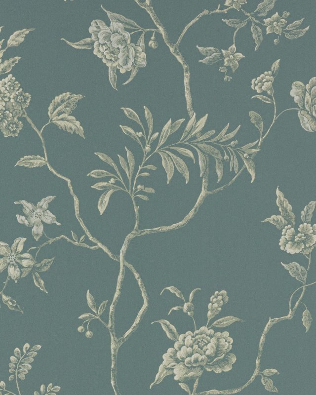 Preview: Delancey Blue – Tapete von Colefax and Fowler