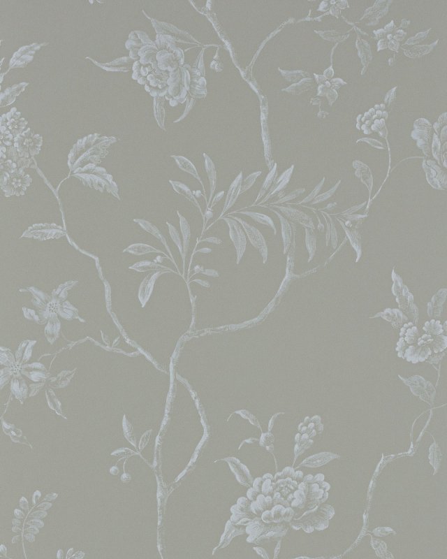Preview: Delancey Silver – Tapete von Colefax and Fowler