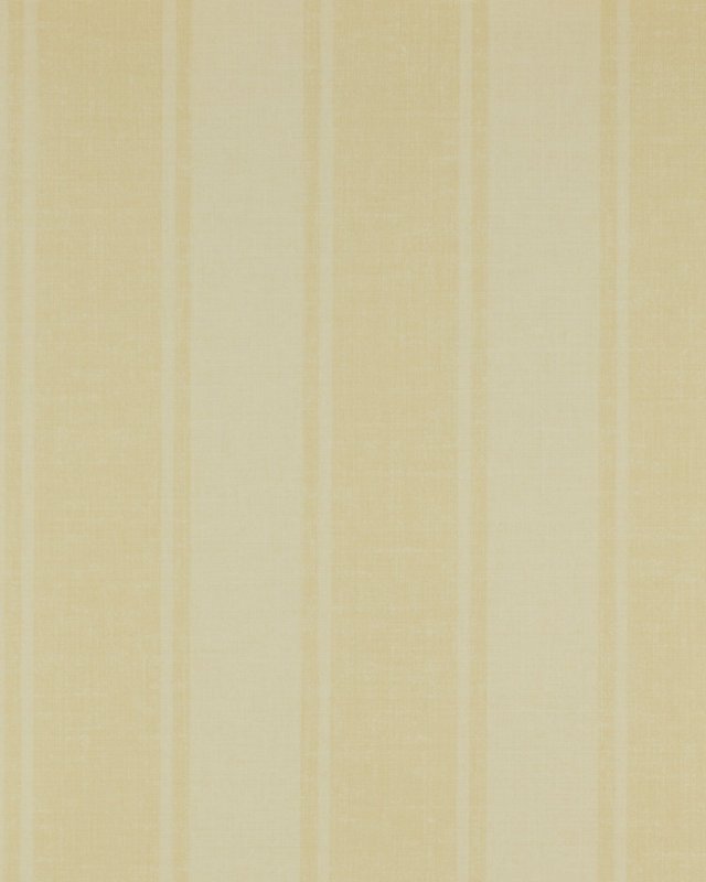 Preview: Fulney Stripe Yellow – Tapete von Colefax and Fowler
