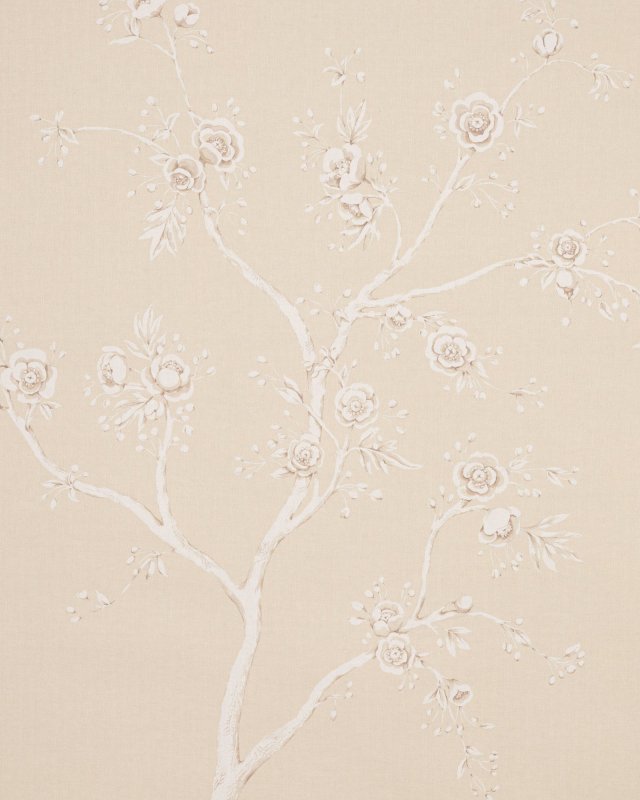 Preview: Lambourne Beige – Tapete von Colefax and Fowler