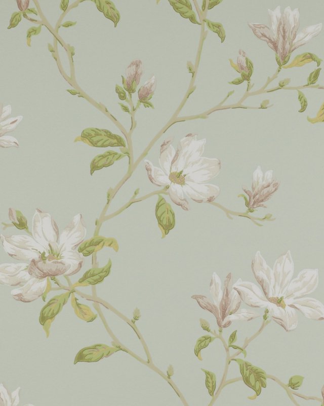 Preview: Marchwood Aqua – Tapete von Colefax and Fowler