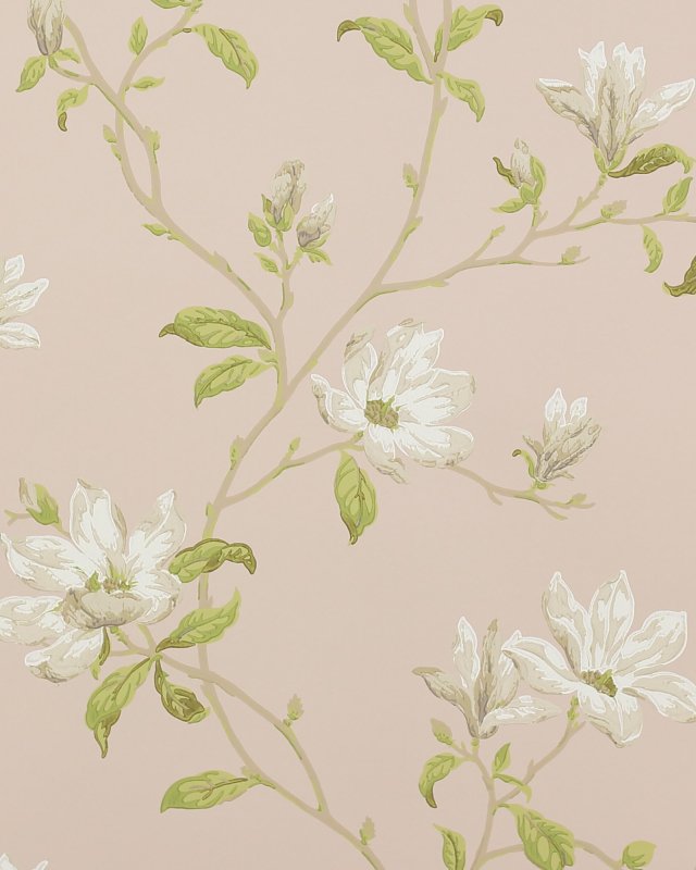 Marchwood Shell Pink – Tapete von Colefax and Fowler