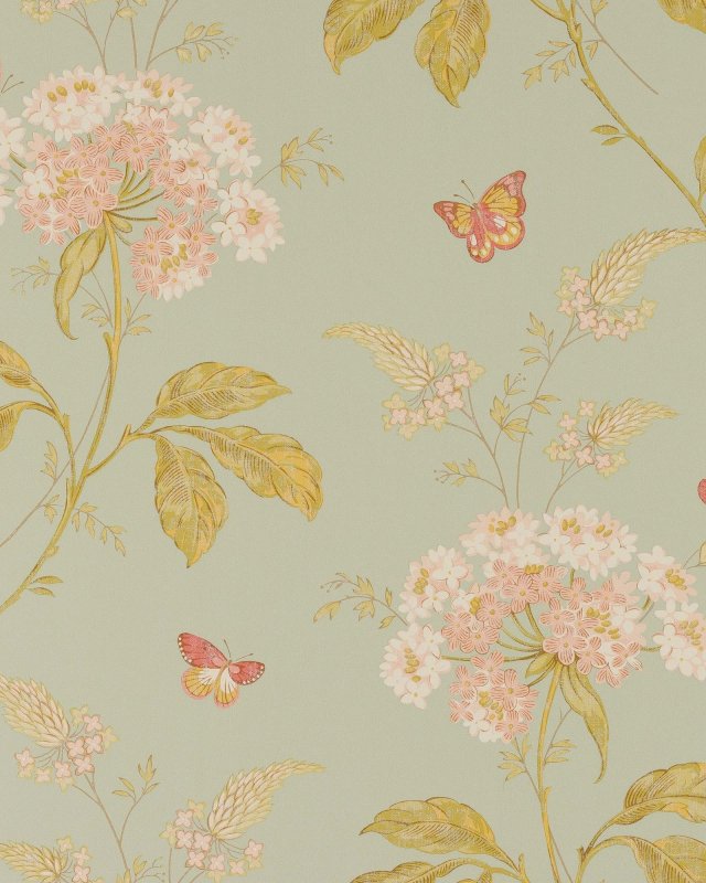 Messina Aqua – Tapete von Colefax and Fowler