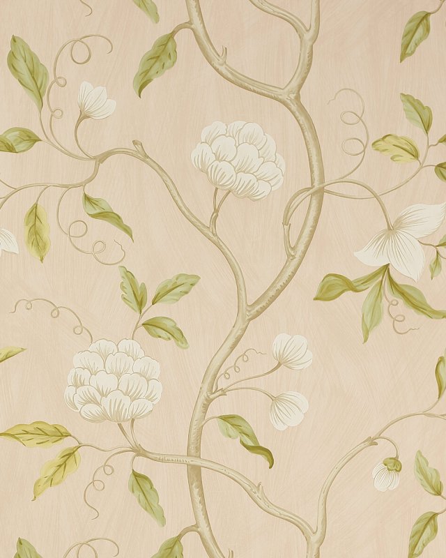Snow Tree Old Pink – Tapete von Colefax and Fowler