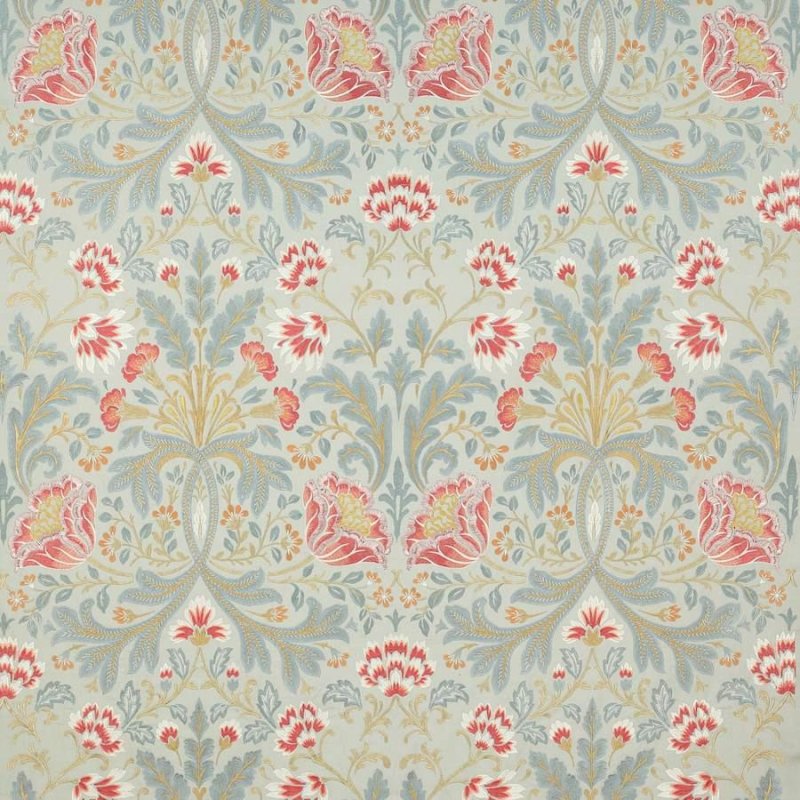 Preview: Acantha Old Blue – Stoff von Colefax and Fowler