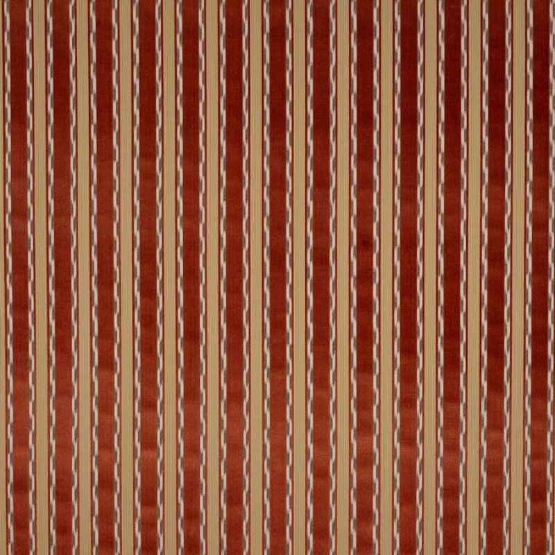 Preview: Almeria Tomato – Stoff von Colefax and Fowler