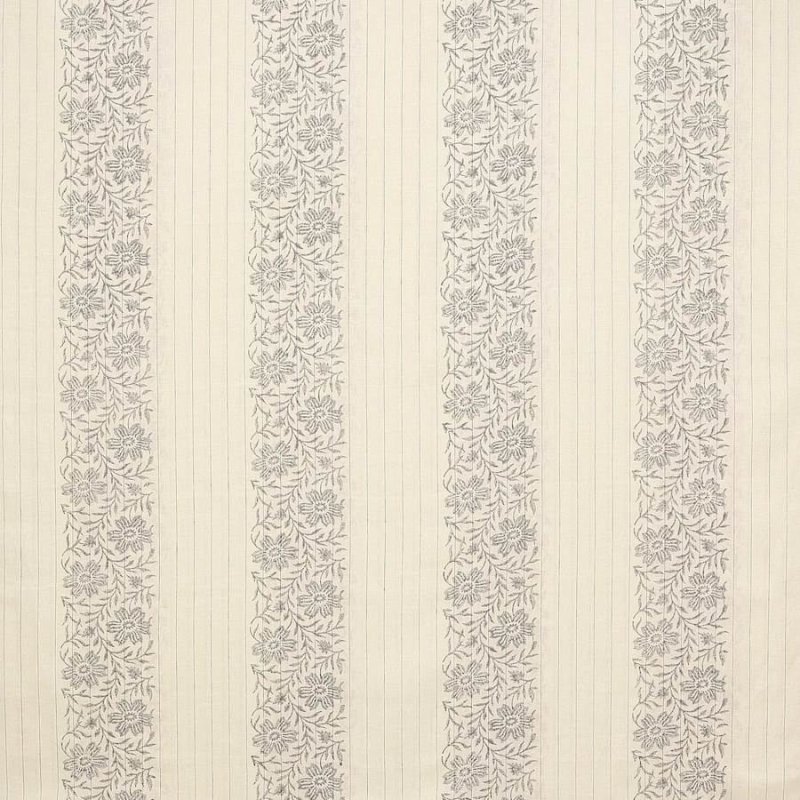 Preview: Alys Silver – Stoff von Colefax and Fowler