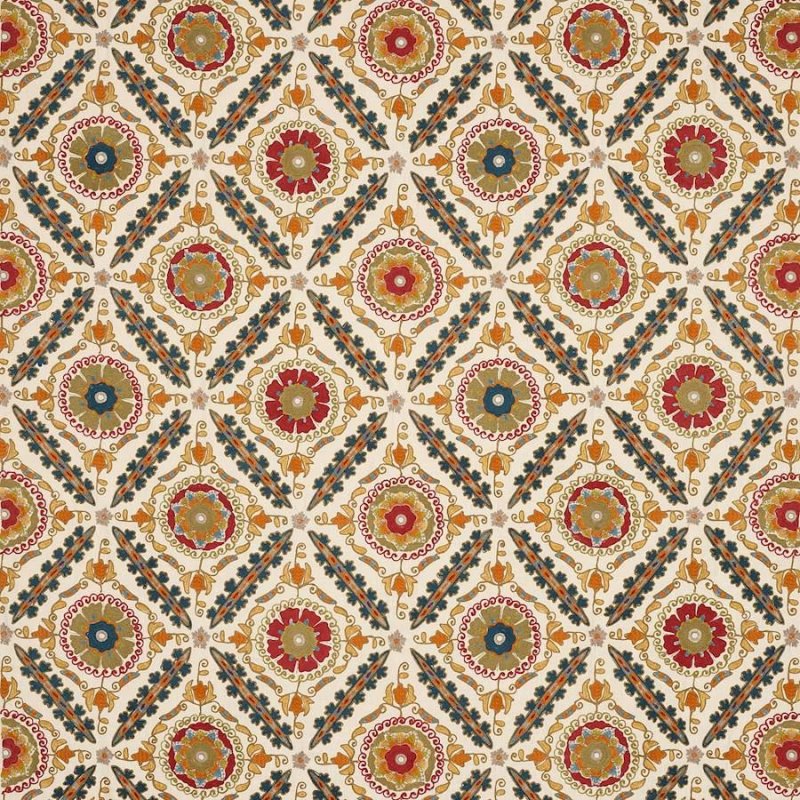 Preview: Amarantha Red/Sienna – Stoff von Colefax and Fowler