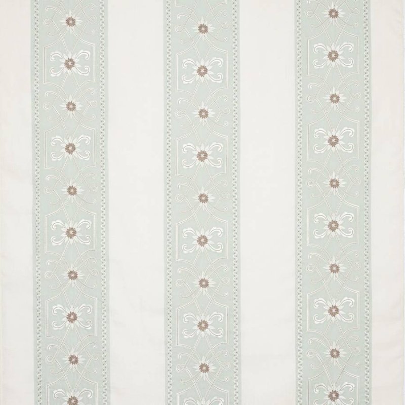 Amble Stripe Celadon – Stoff von Colefax and Fowler