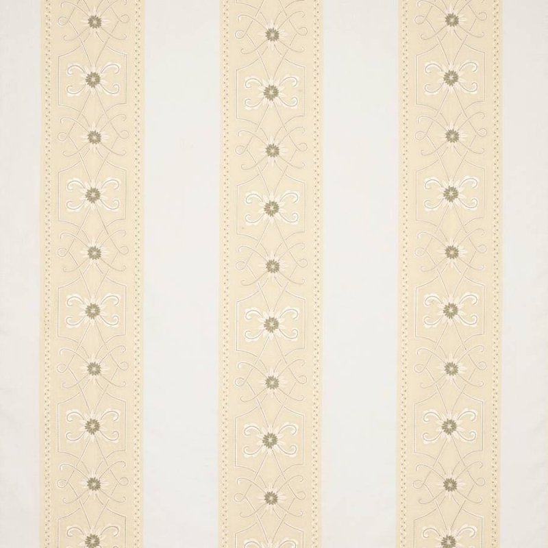 Preview: Amble Stripe Yellow – Stoff von Colefax and Fowler
