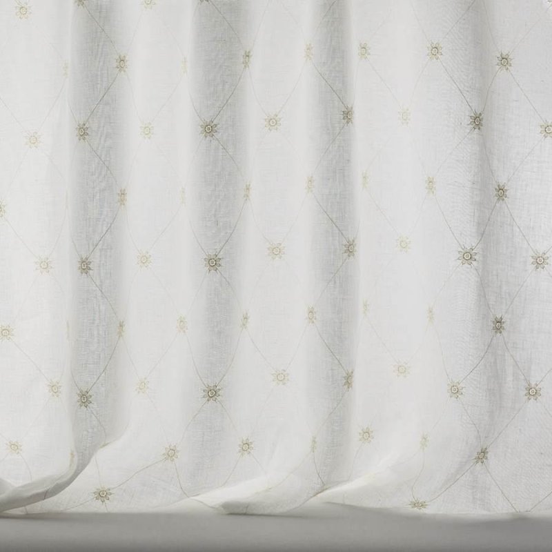 Preview: Anise Trellis Beige – Stoff von Colefax and Fowler