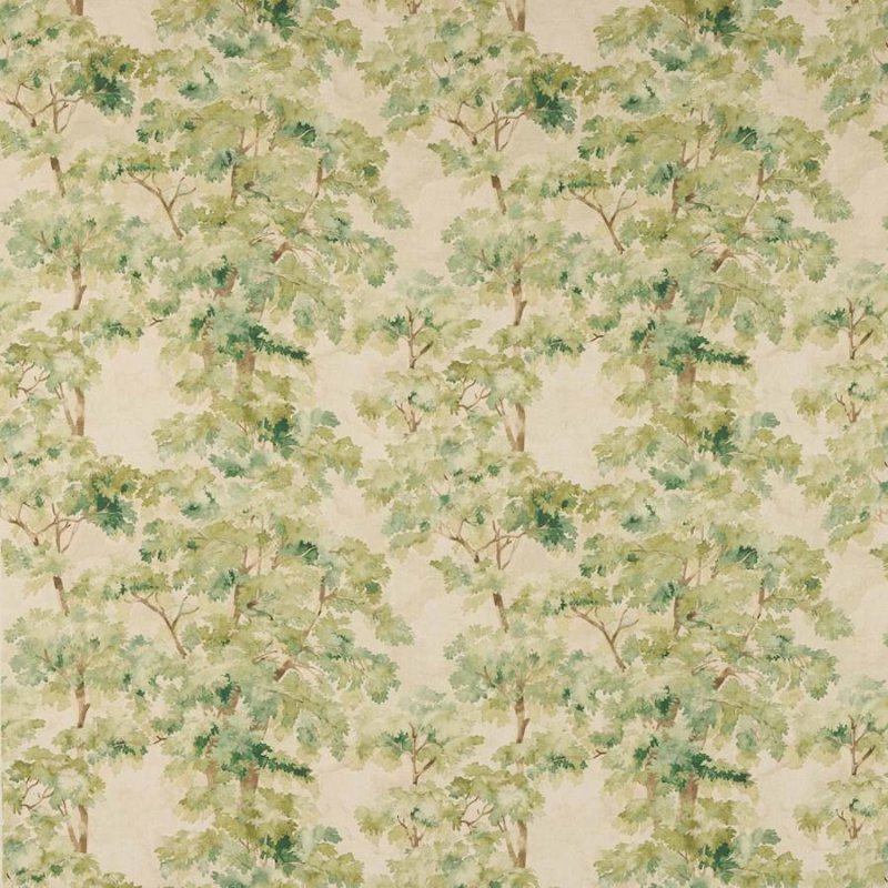 Preview: Arbour Leaf Green – Stoff von Colefax and Fowler