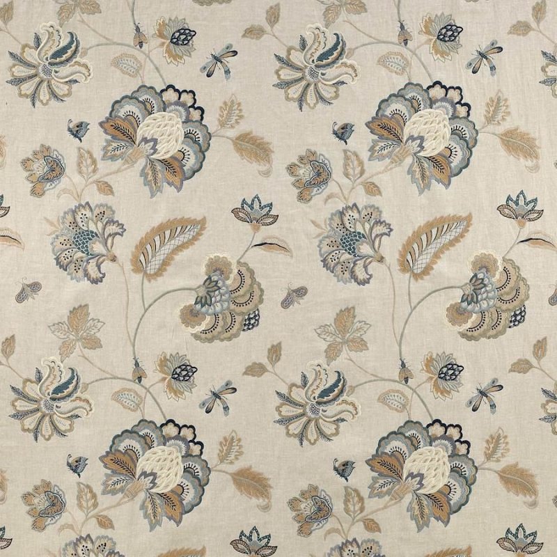 Ashlar Blue – Stoff von Colefax and Fowler