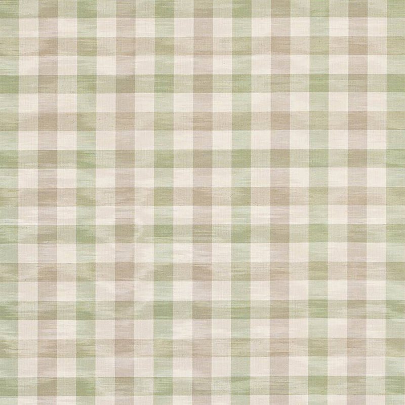 Belgrave Check von Colefax and Fowler in Leaf/Silver