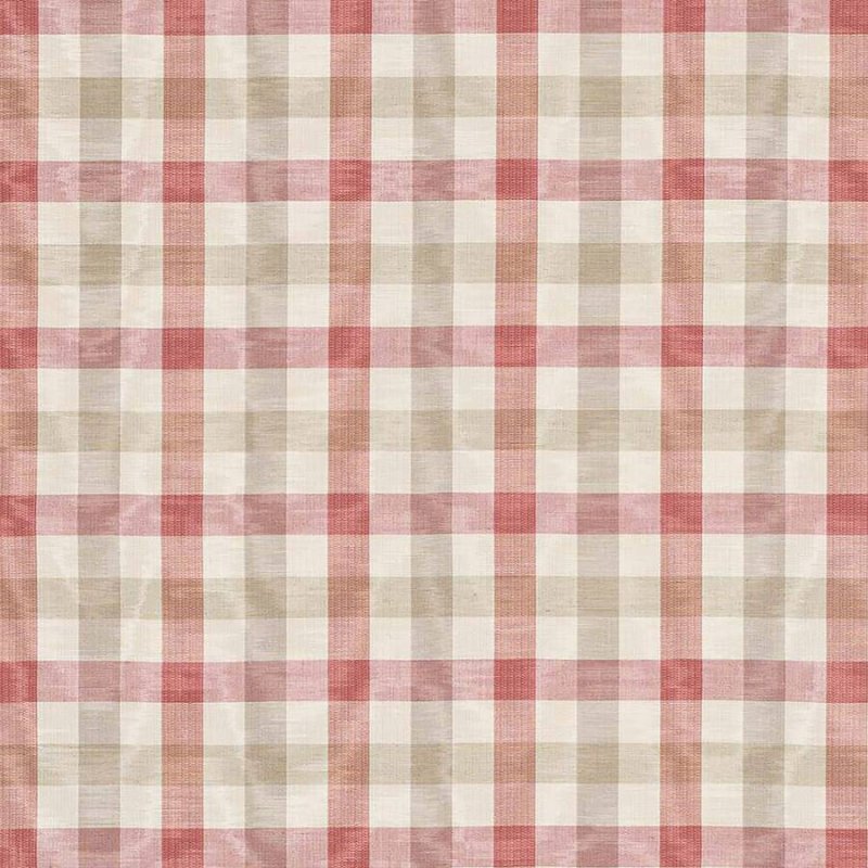 Belgrave Check von Colefax and Fowler in Pink/Taupe