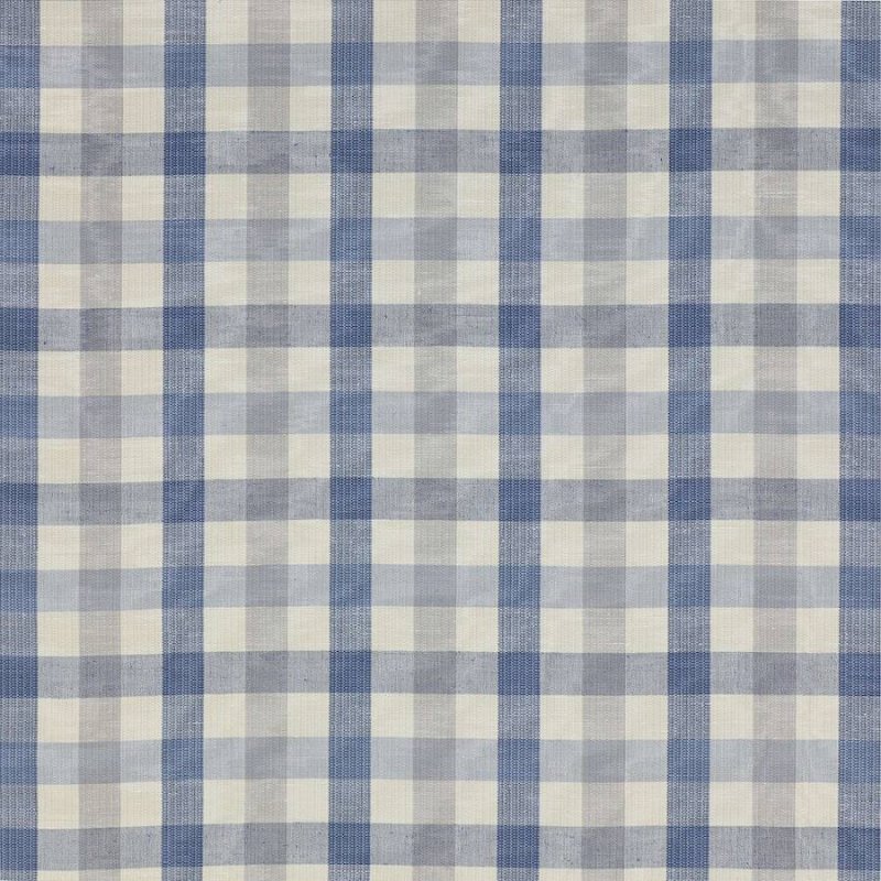 Preview: Belgrave Check von Colefax and Fowler in Vintage Blue