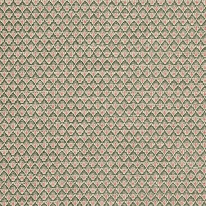 Carlotta Red/Green – Stoff von Colefax and Fowler