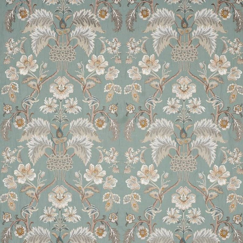 Carmine Old Blue – Stoff von Colefax and Fowler