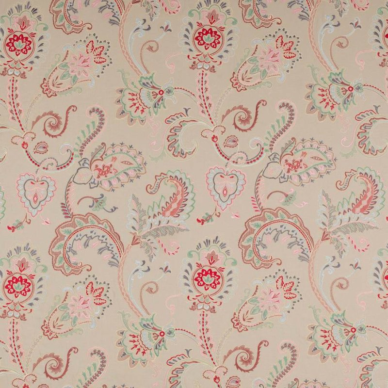 Preview: Carsina von Colefax and Fowler in Red/Sage