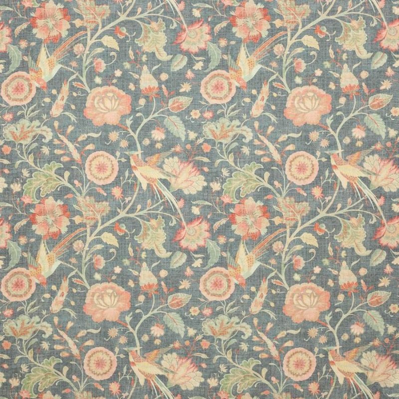 Preview: Cassandra Navy – Stoff von Colefax and Fowler