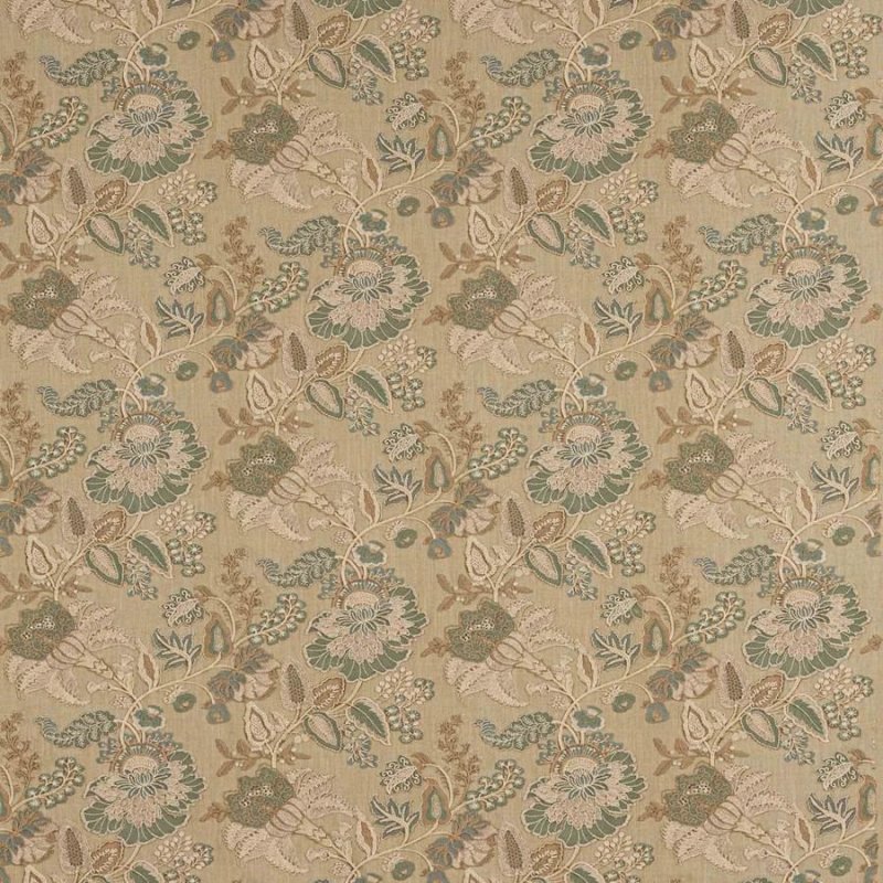 Preview: Cassia Old Blue/Natural – Stoff von Colefax and Fowler