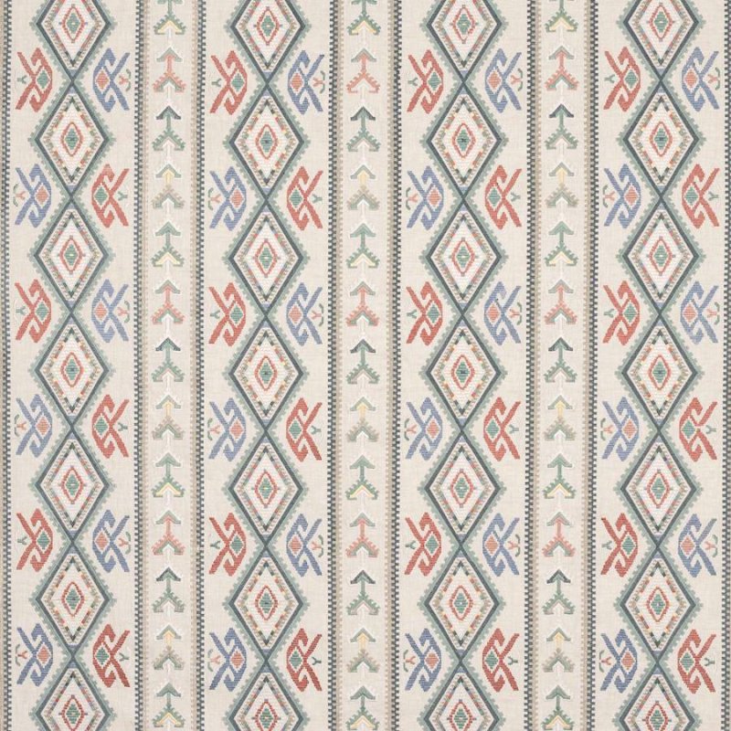 Preview: Castille von Colefax and Fowler in Aqua/Coral