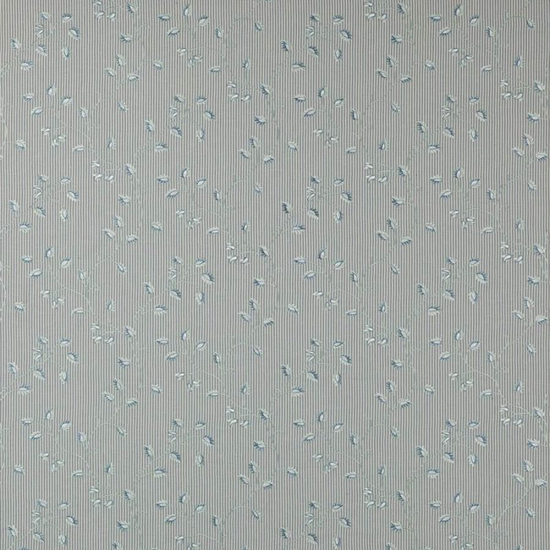 Preview: Colyton Stripe Blue – Stoff von Colefax and Fowler