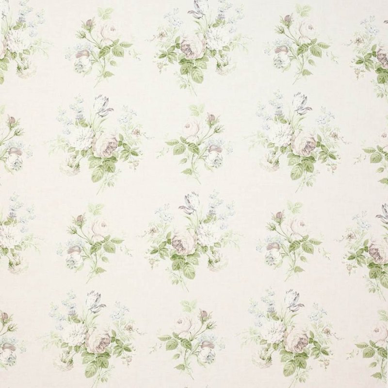 Preview: Constance Grey/Green – Stoff von Colefax and Fowler