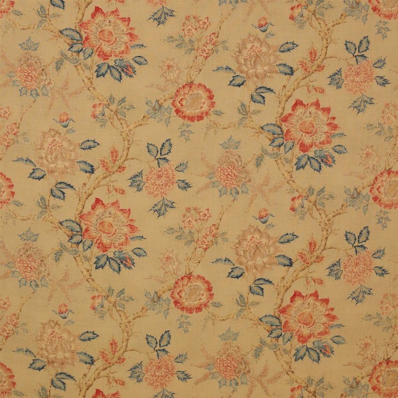Darsham von Colefax and Fowler in Tomato/Blue