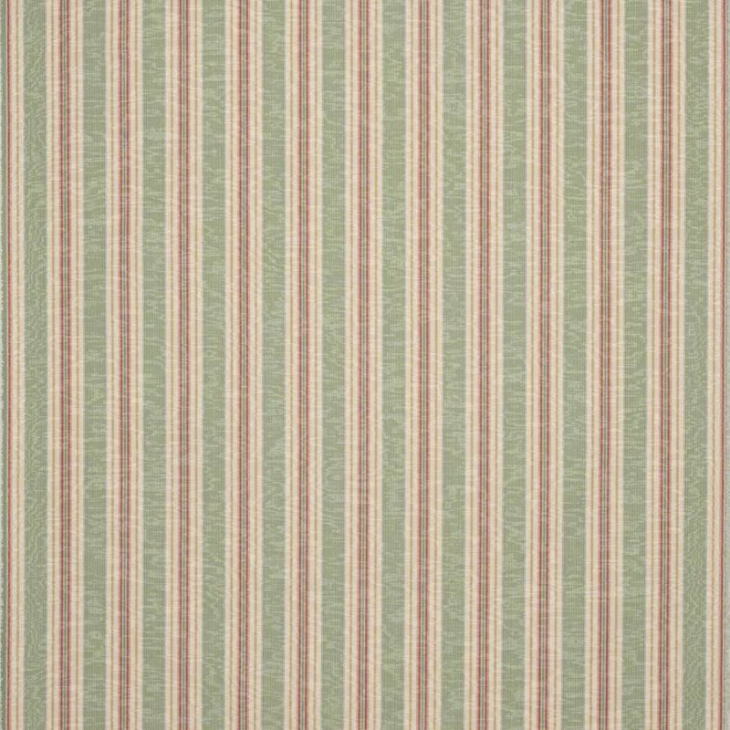 Drayton Stripe von Colefax and Fowler in Green/Red