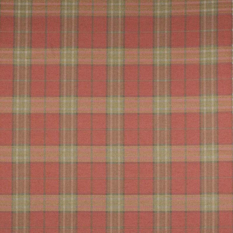 Dunmore Check von Colefax and Fowler in Terracotta/Leaf