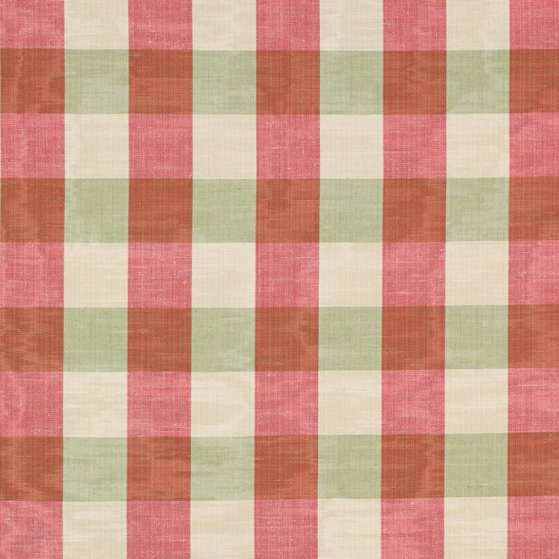 Eaton Check von Colefax and Fowler in Red/Green