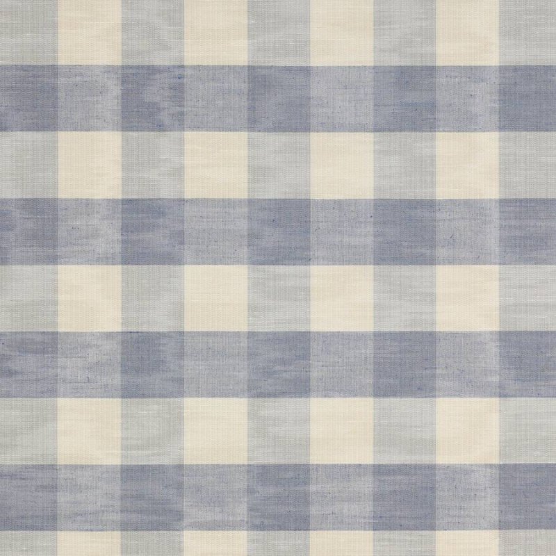 Eaton Check von Colefax and Fowler in Vintage Blue