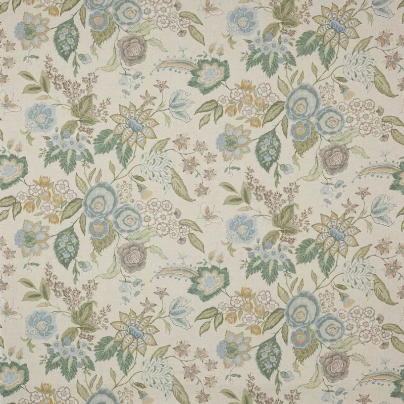 Preview: Emmeline Old Blue – Stoff von Colefax and Fowler