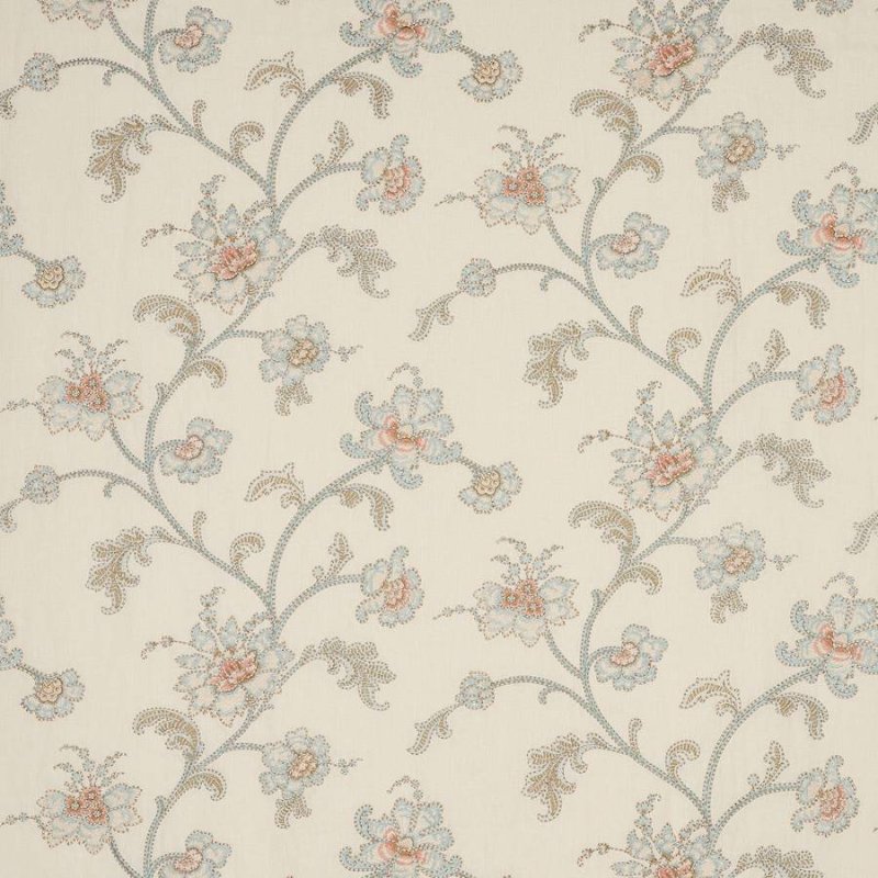 Preview: Genevieve von Colefax and Fowler in Aqua/Beige