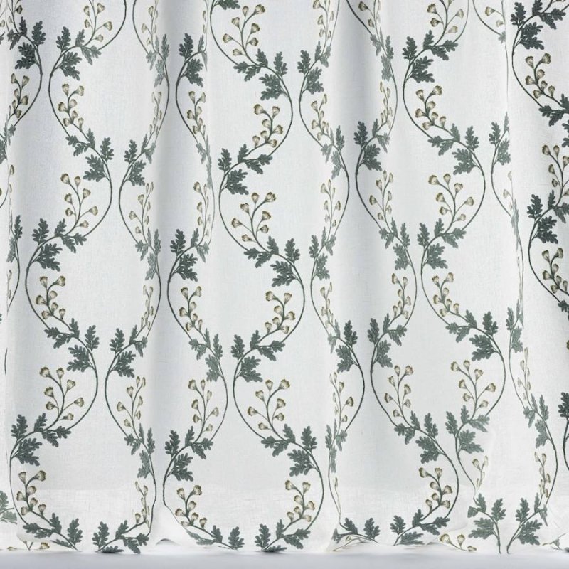 Georgia Sheer Old Blue – Stoff von Colefax and Fowler