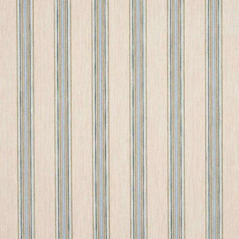 Preview: Gilbert Stripe Aqua/Green – Stoff von Colefax and Fowler