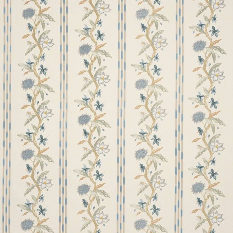 Harewood Blue/Green – Stoff von Colefax and Fowler