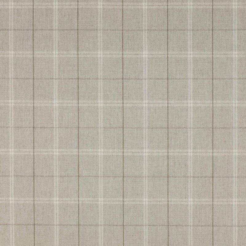 Hemsby Check Natural – Stoff von Colefax and Fowler