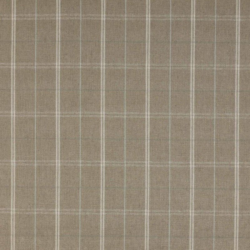 Preview: Hemsby Check Stone – Stoff von Colefax and Fowler