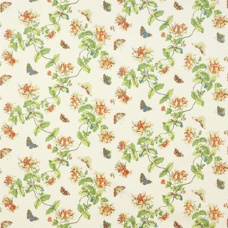 Preview: Honeysuckle Blockprint von Colefax and Fowler in Yellow/Orange