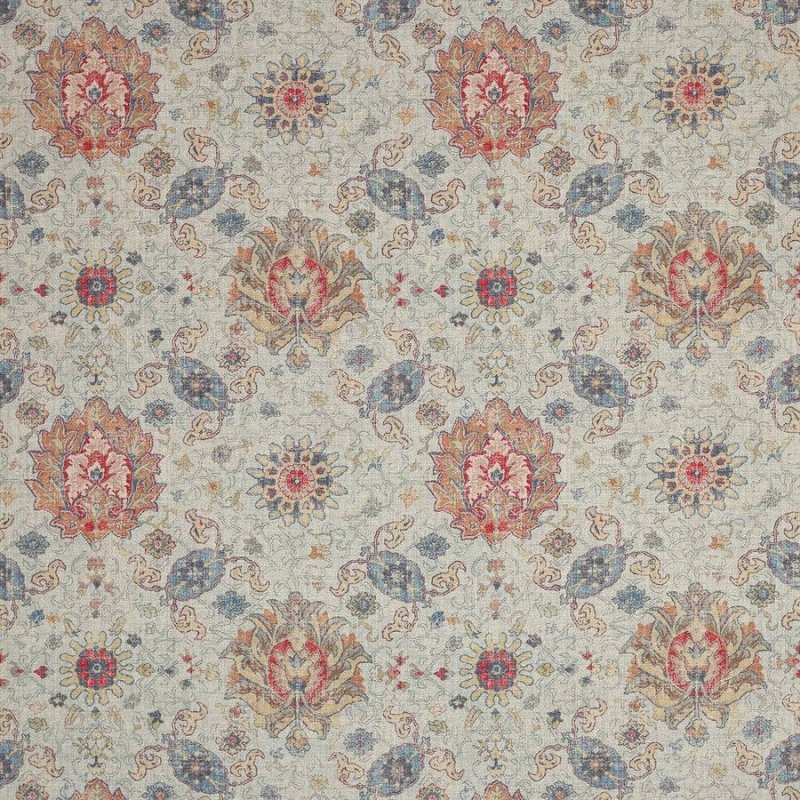 Preview: Jocasta Aqua – Stoff von Colefax and Fowler